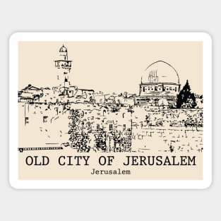 Old City of Jerusalem - Jerusalem Magnet